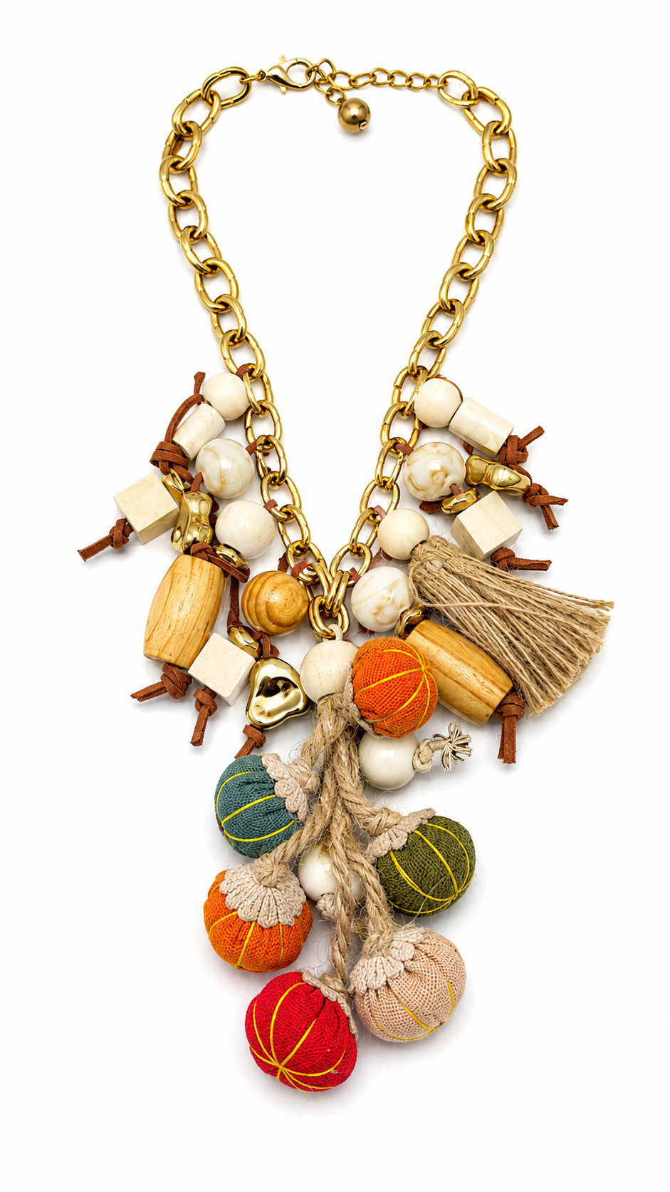 Boho Tassel Charm Necklace