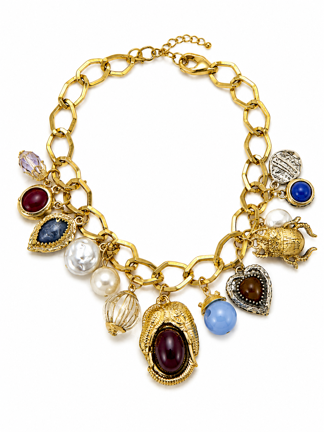 Luxe Multi-Charm Necklace