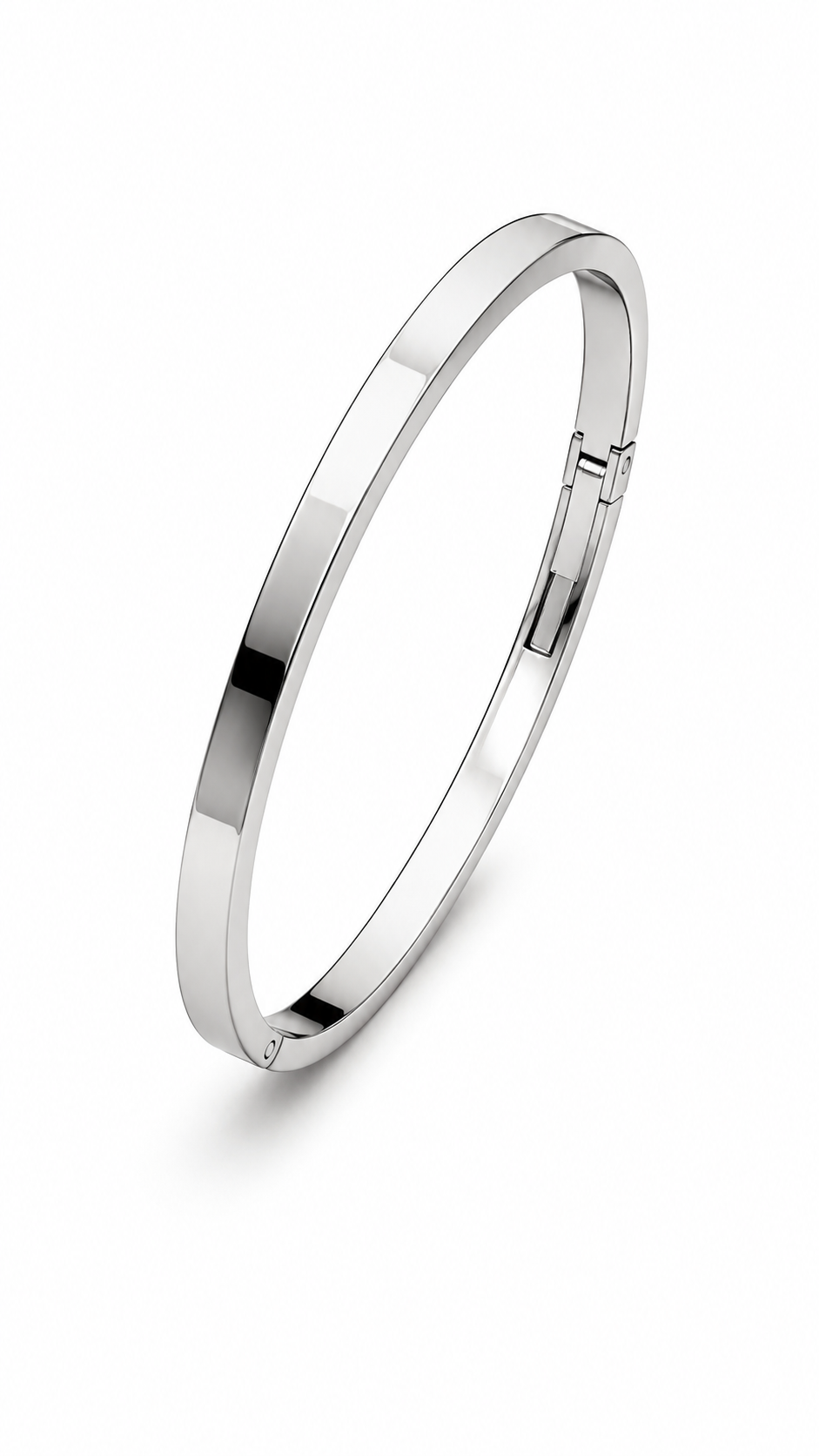 Classic Silver Sleek Bangle
