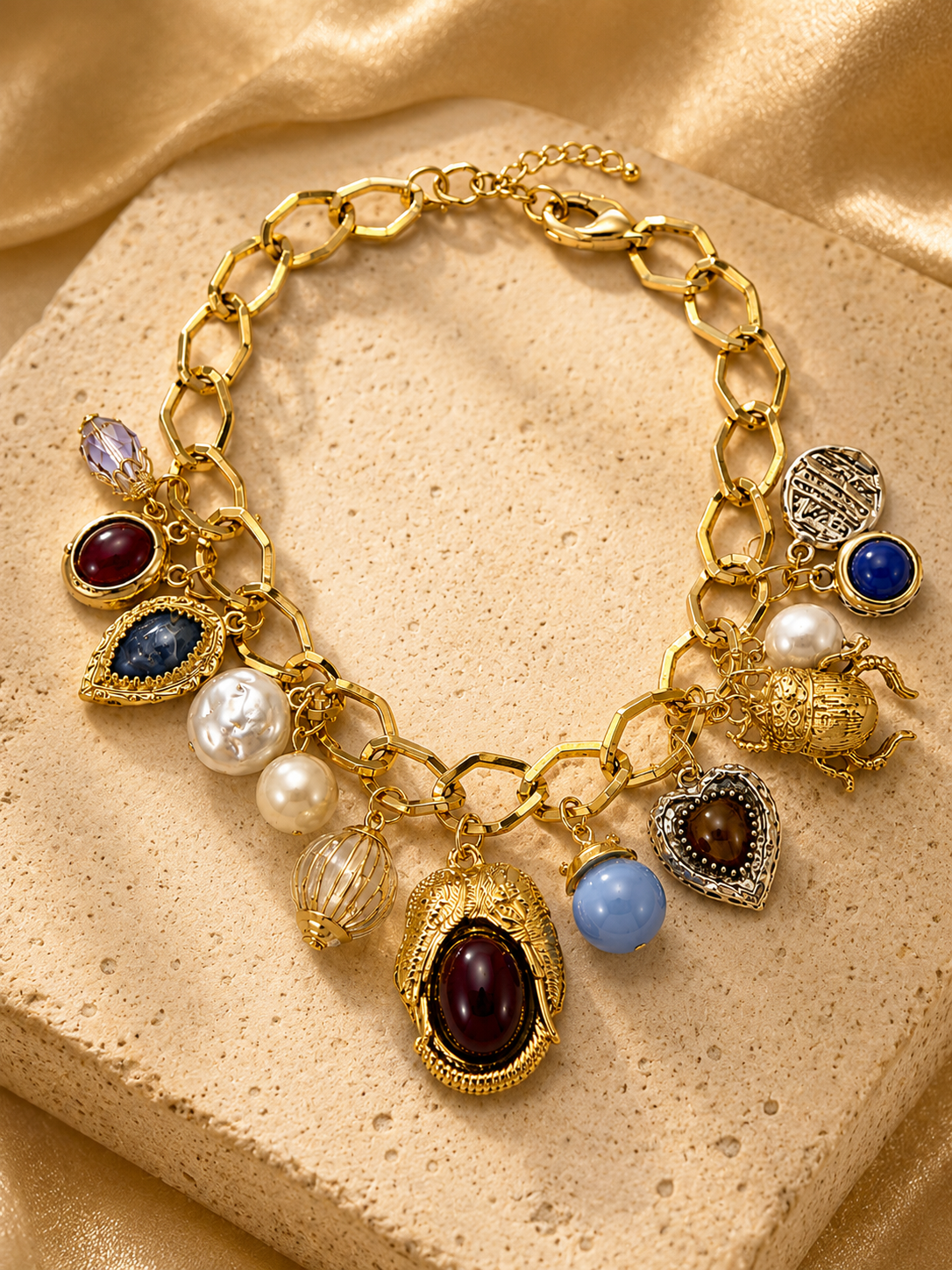 Luxe Multi-Charm Necklace