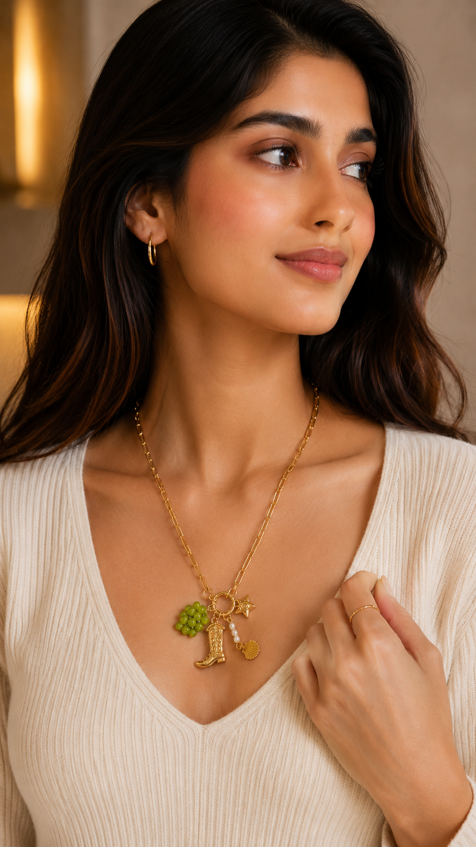 Vineyard Muse Charm Necklace