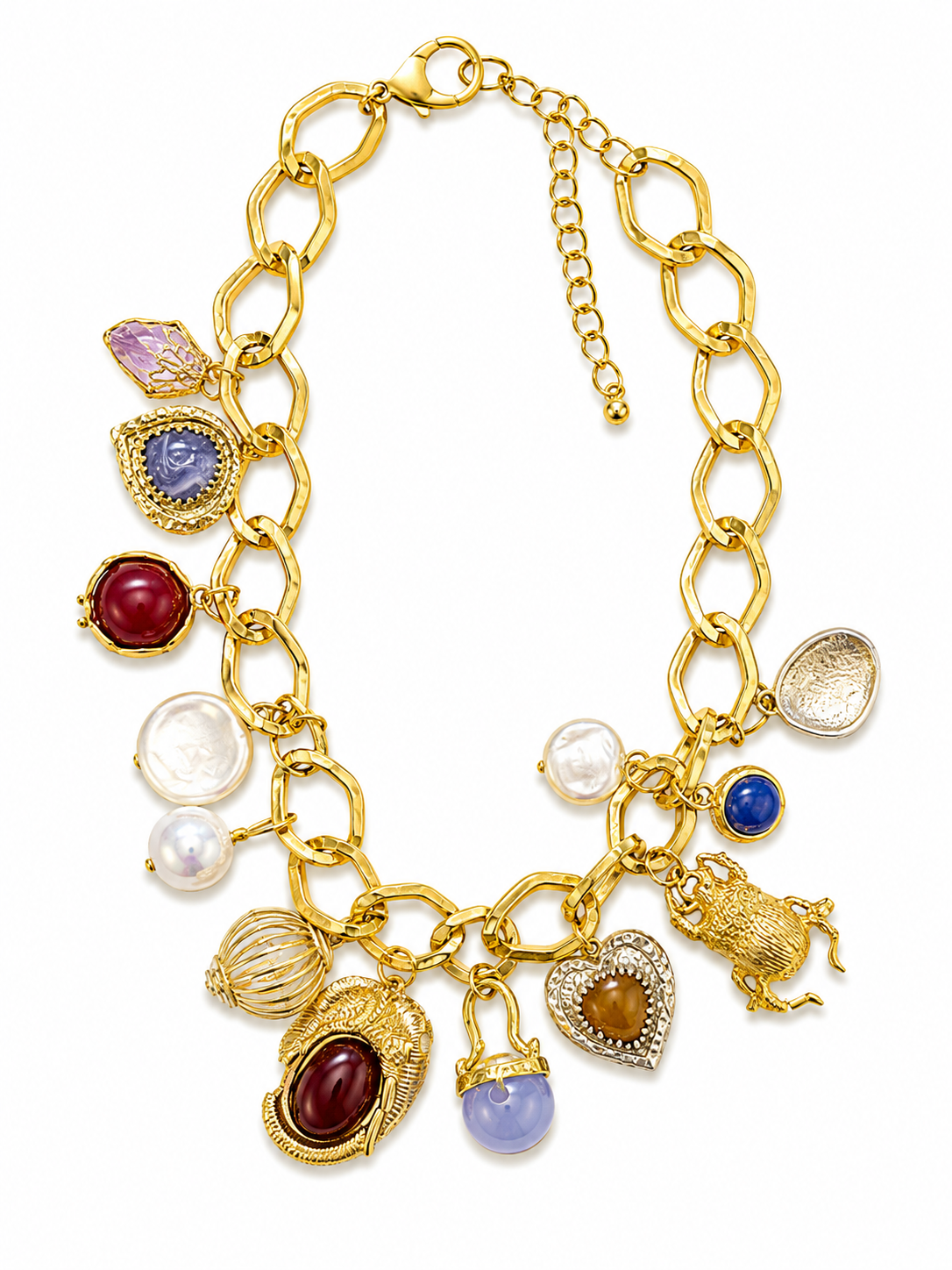 Royal Treasure Charm Necklace
