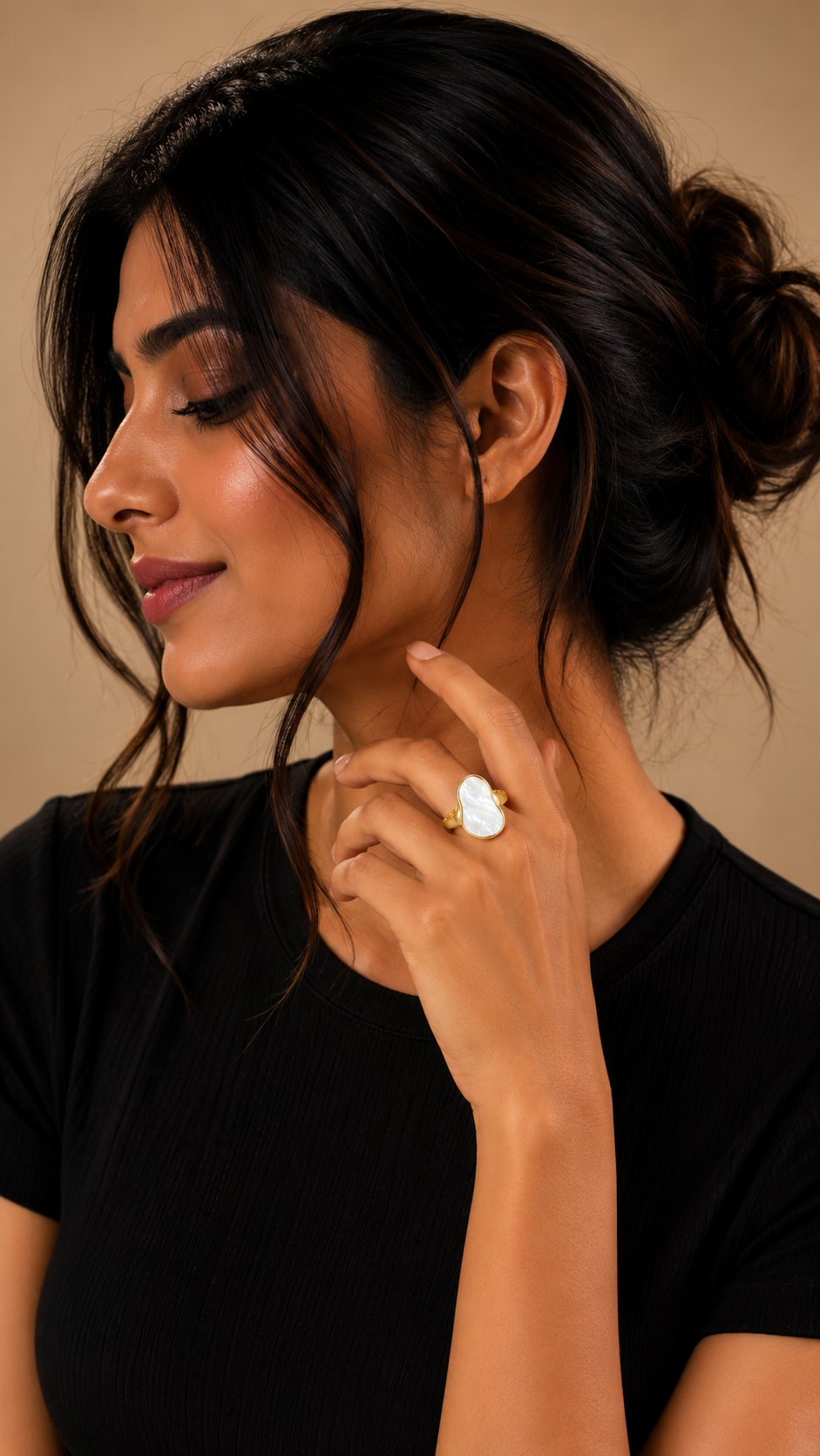 Pearl Muse Gold Ring