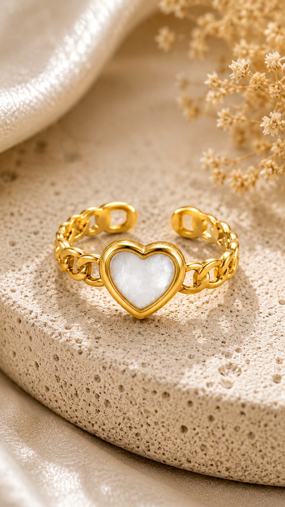 Pearl Love Gold Ring