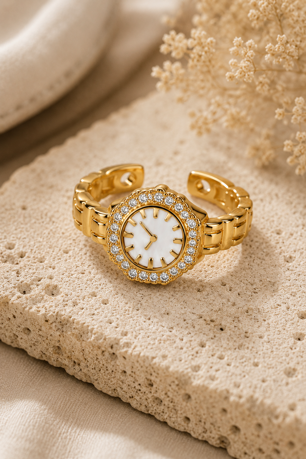 Timeless Watch Gold Ring