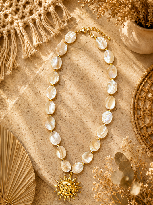Sun Charm Necklace